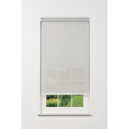 Linen Avenue Cordless 5% Solar Screen Standard Roller Shade, 34 1/2 W x 42 H, Grey R2SS5GY3450B42